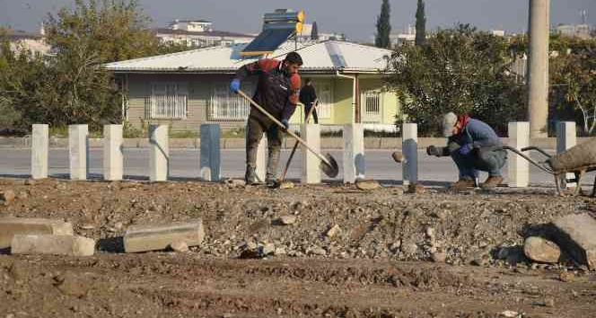 Karaçay deresi kenarına yeni yürüyüş ve bisiklet yolları
