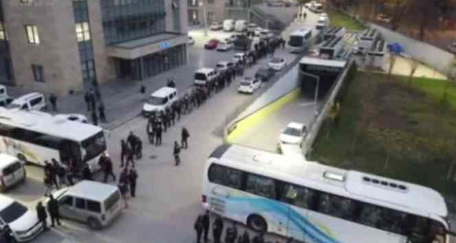 Silindir operasyonunda 77 gözaltı