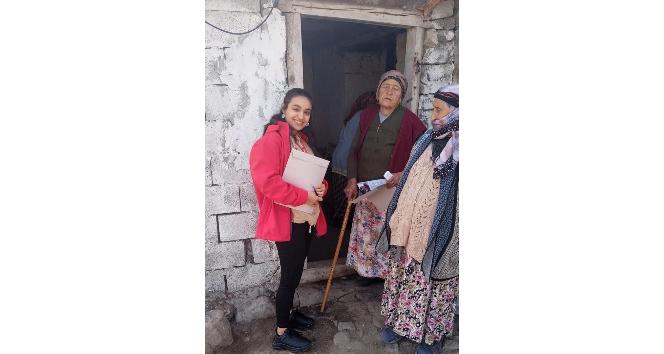 ÇMYO öğrencilerinden ulusal hane ziyareti