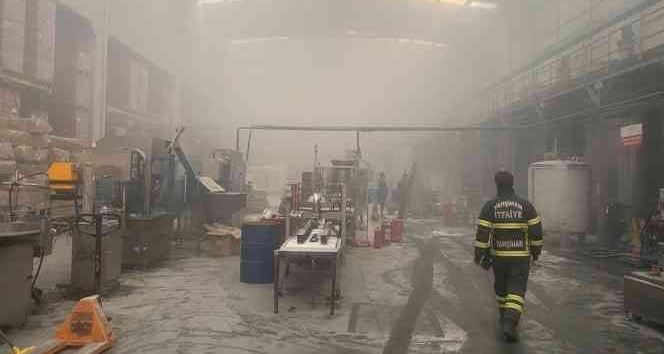 Kırıkkale’de madeni yağ fabrikasında yangın