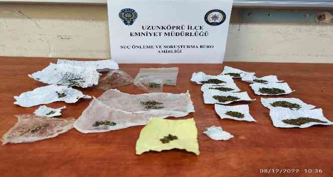 Uzunköprü’de emniyetten uyuşturucuya geçit yok