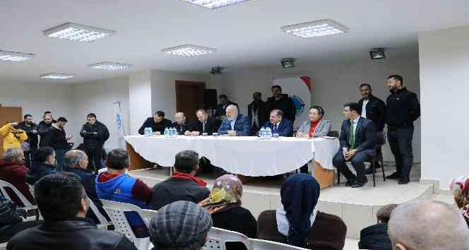 Başkan Silpagar, 500 Evler sakinleriyle buluştu