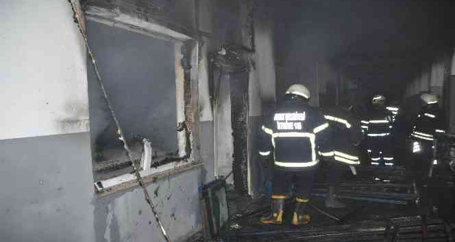 Tokat’ta Yazmacılar Hanı’nda korkutan yangın