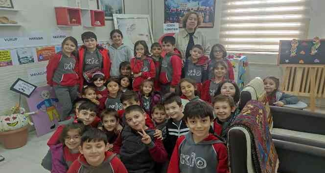 Minik öğrencilerden “Tutum, Yatırım ve Türk Malları Haftası” sergisi
