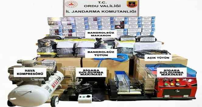 Ordu’da kaçak tütün operasyonu