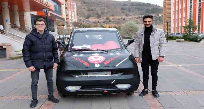 Gümüşhane Üniversitesi öğrencileri 120 kilometre hıza ulaşabilen elektrikli araç üretti