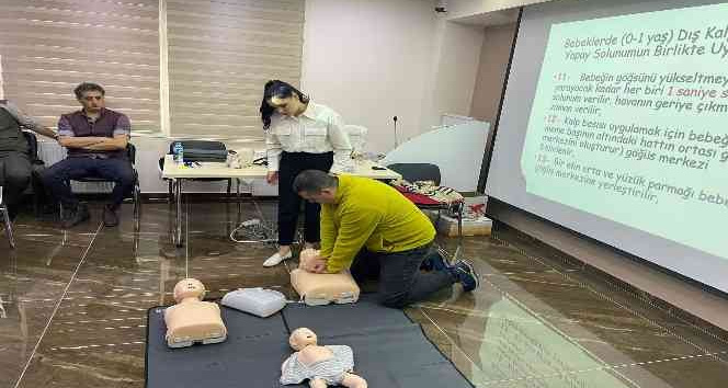 Kırklareli Orman personeline ilk yardım eğitimi