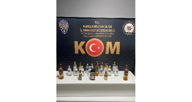 Kırklareli’de kaçak içki denetimi
