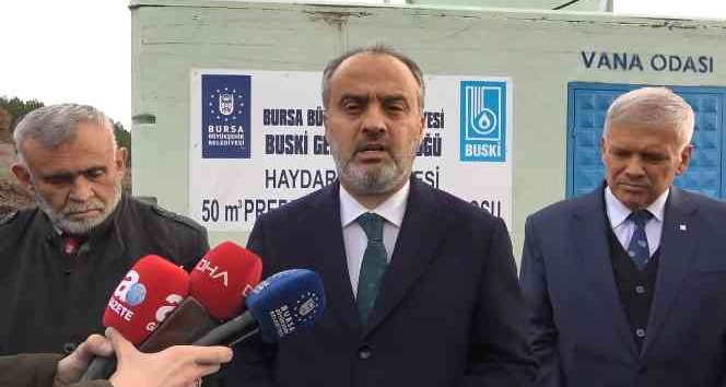 Keles’te iki mahalle suya kavuştu