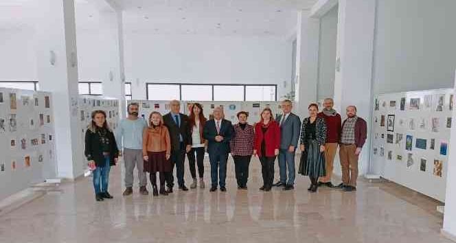 BAÜN’de Uluslararası Baskıresim Sergisi açıldı