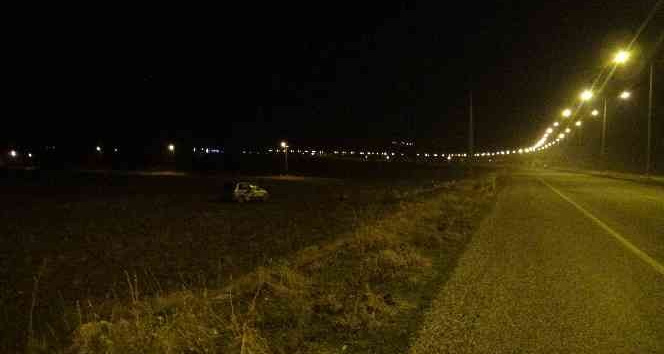 Gercüş’te otomobil tarlaya uçtu: 1 yaralı