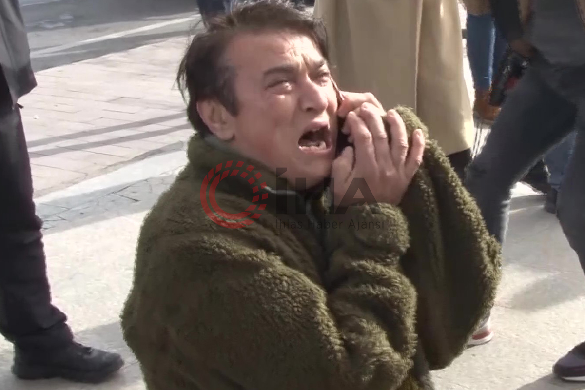 Yangında içerideki yakınına telefonla ulaşan adam 'çık dışarı çık' diye haykırdı