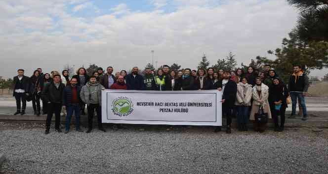NEVÜ’lü Peyzaj Mimar adaylarından Türkiye’nin ikinci büyük millet bahçesi şantiyesine teknik gezi