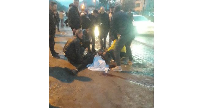 Ordu’da otomobil ile motosiklet kafa kafaya çarpıştı: 2 yaralı