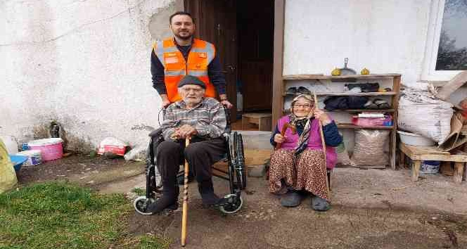 İbrahim dedenin tekerli sandalye hayali gerçek oldu
