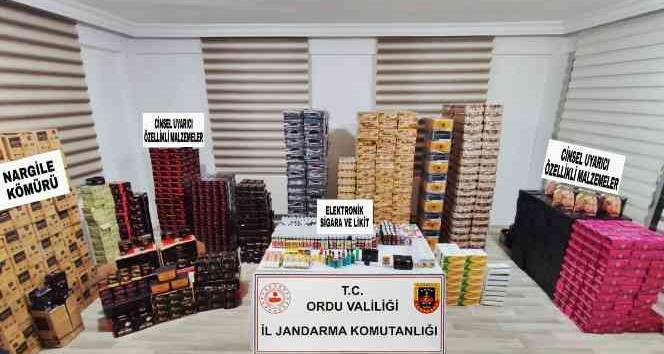 Ordu’da 10 binlerce cinsel uyarıcı madde ele geçirildi: 2 gözaltı