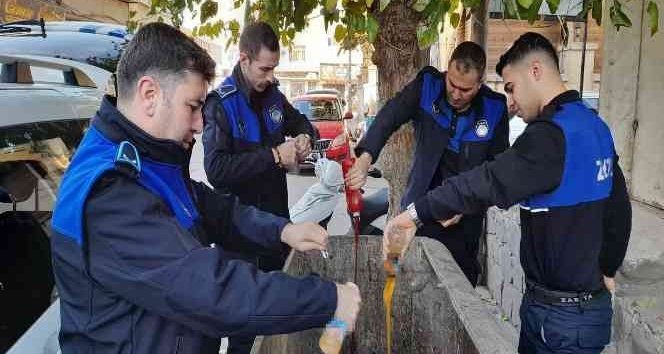 Kilis’te son tüketim tarihi geçen gıdalar imha edildi