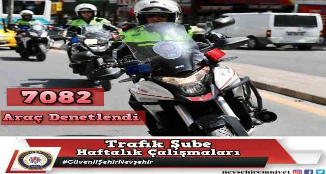 Nevşehir’de 7 bin 82 araç sürücüsü sorgulandı