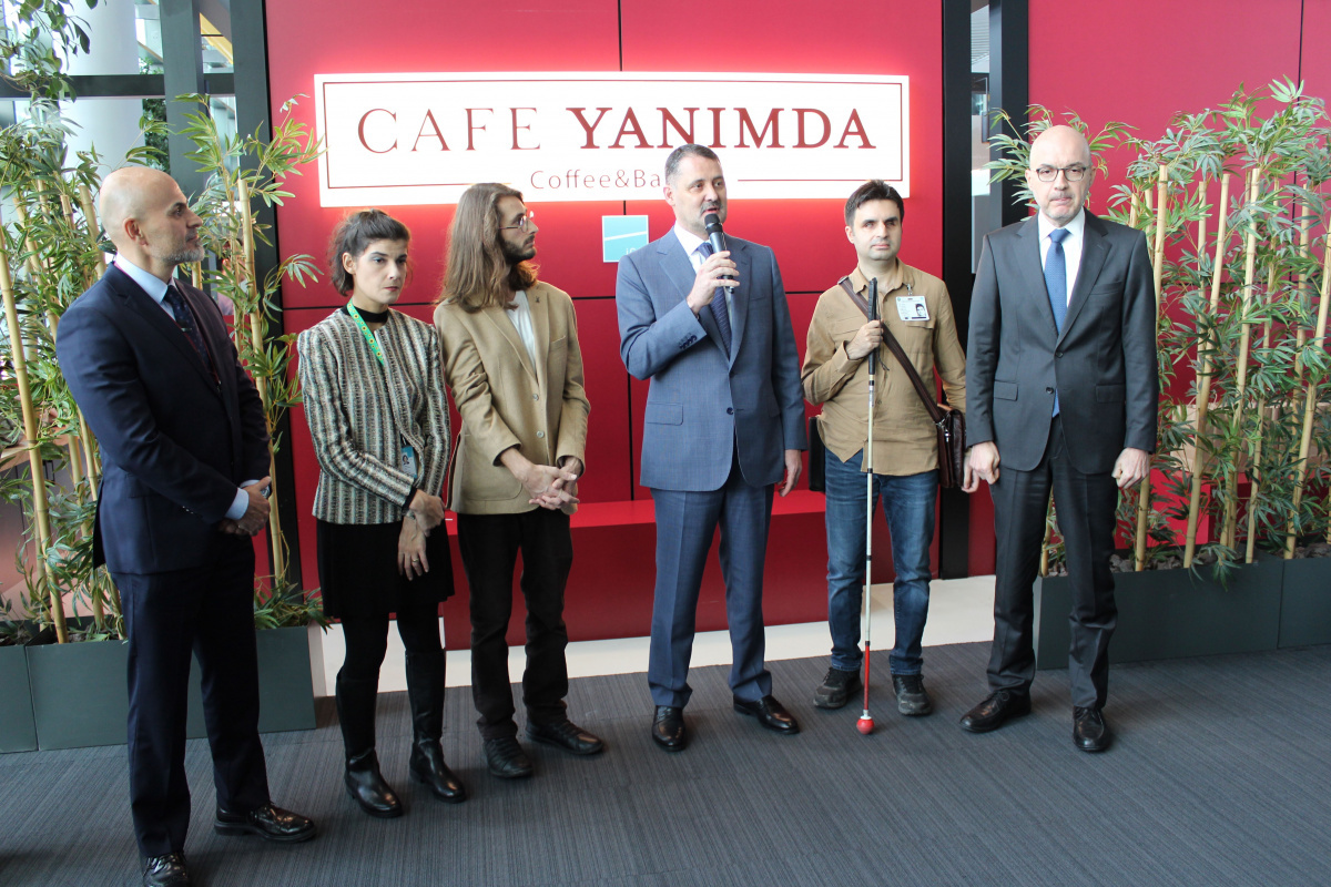 İGA’dan erişilebilir hizmet: Cafe Yanımda