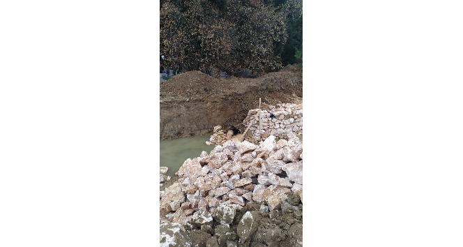 Yalova’da dere yatağına düşen köpeği itfaiye kurtardı