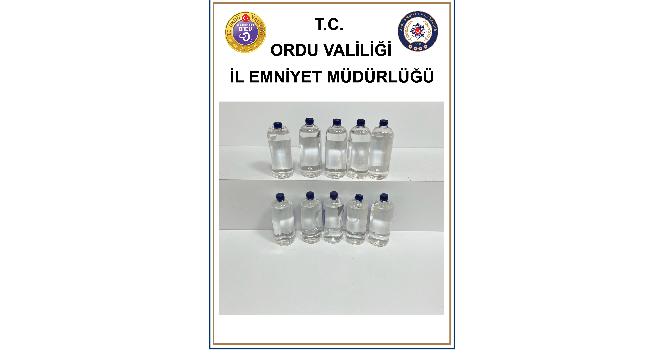 Ordu’da uyuşturucu ve sahte alkollü içki operasyonu