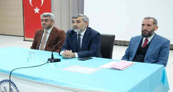 Aralık ayı mutat personel toplantısı yeni Müftü Gül başkanlığında yapıldı