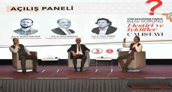 KAEÜ Rektörü Karakaya ’Bilgi sorunu ve eleştiri teklifler’ çalıştayına katıldı
