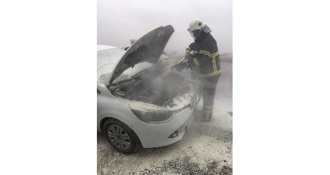 Kırıkkale’de otomobil yangını