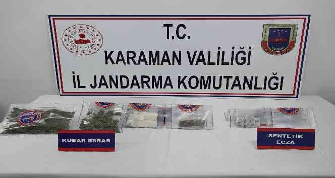Karaman’da iki ayrı uyuşturucu operasyonu: 2 gözaltı
