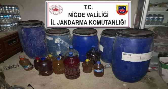 Jandarmadan sahte içki operasyonu: 8 gözaltı