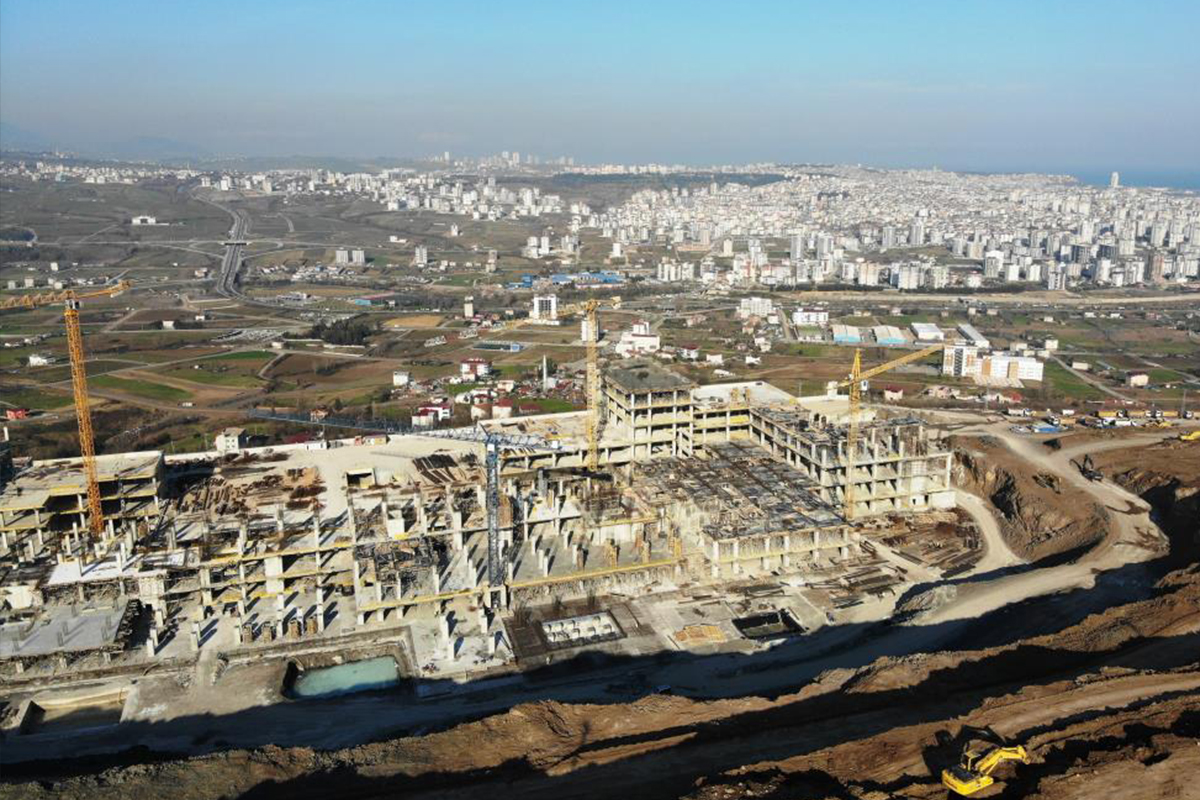 Samsun Şehir Hastanesi&#039;nin yüzde 16&#039;sı tamamlandı