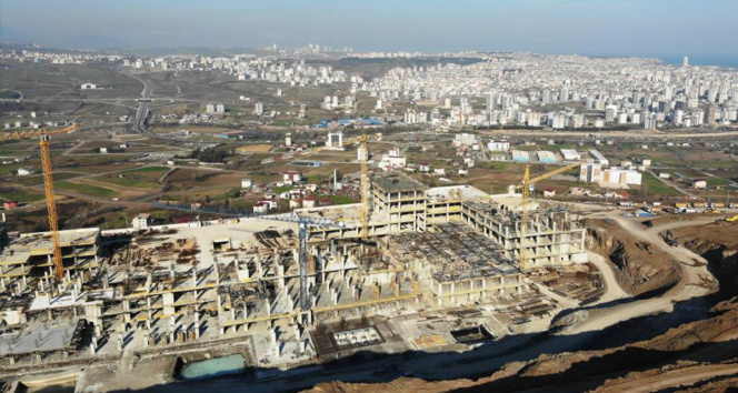 Samsun Şehir Hastanesinin yüzde 16sı tamamlandı