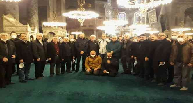 Yılın ilk sabah namazı Ayasofya’da