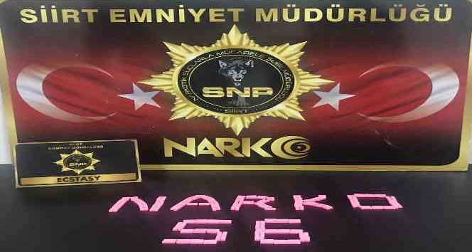 Siirt’te 195 adet uyuşturucu hap ele geçirildi
