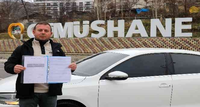 Evinden 750 kilometre uzakta trafik cezası yedi