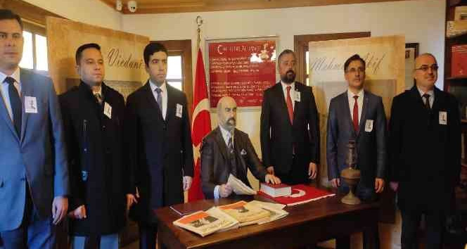 Vatan şairi Mehmet Akif Ersoy, çocukluğunun geçtiği müze evde anıldı