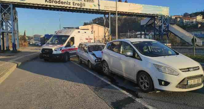 Ereğli’de trafik kazası: 4 yaralı