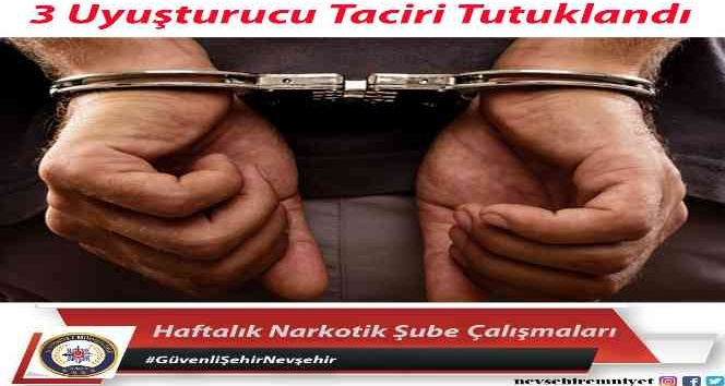 Nevşehir’de uyuşturucu operasyonu; 3 kişi tutuklandı