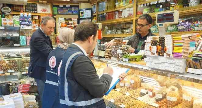 Edirne’deki kuru yemişçilerde yılbaşı öncesi denetim yapıldı
