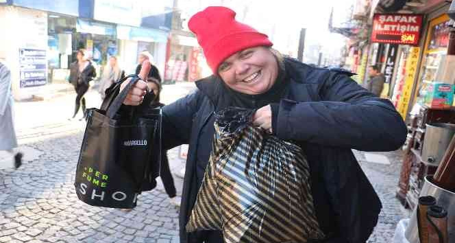 Yunan ve Bulgar turistler yılbaşı alışverişi için Edirne’ye akın etti