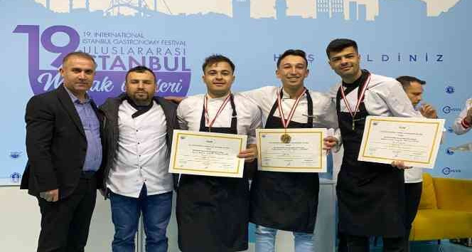 Denizli’de aşçılık programı öğrencilerinden büyük başarı