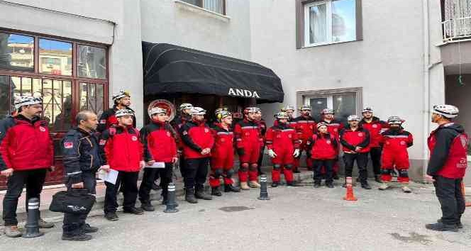 ANDA Yalova kurtarma ekibi akreditasyon sınavını başarıyla geçti