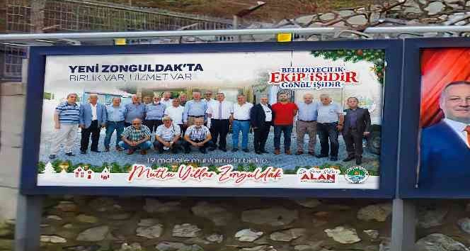 Muhtarlar aynı karede, “hizmet için yemin ettik”