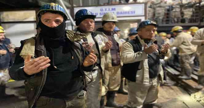 Madenciler yeni kömür üretim panosunu dualarla açtı