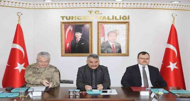 Tunceli’de yeni yıl öncesi asayiş ve güvenlik toplantısı