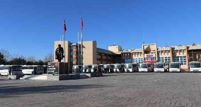 Kiralanan 28 özel halk otobüsü sefere başlıyor