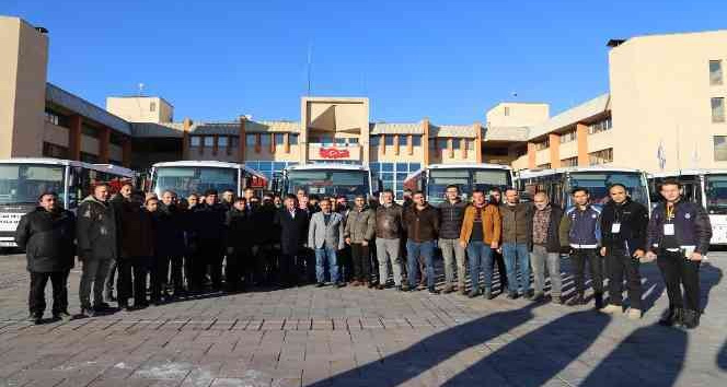 Erzincan Belediyesi 9 belde ve 3 köyde toplu taşıma işini başlattı