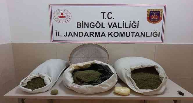 Bingöl’de 24 kilo esrar ele geçirildi: 1 gözaltı