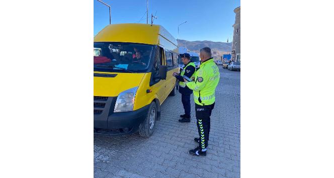 Tunceli’de okul servisi denetimleri sürüyor