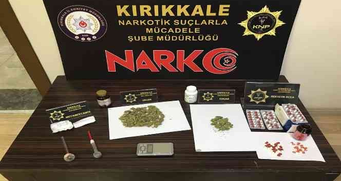 Kırıkkale’de uyuşturucu maddeyle yakalanan şahıs tutuklandı